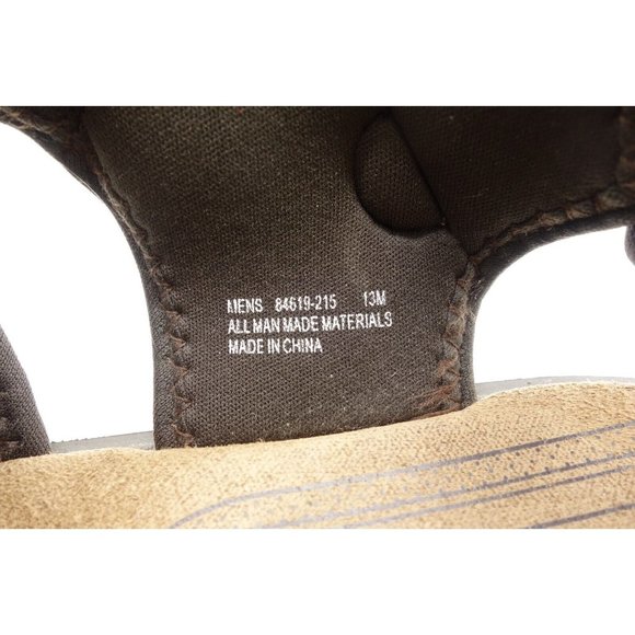 Nunn Bush Lites Brown Memory Foam Adjustable Slip On Sandals Shoes Men\'s 13 M main image 6
